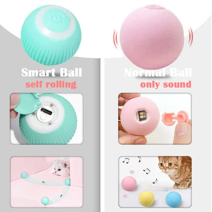 Automatic Rolling Smart Cat Toy