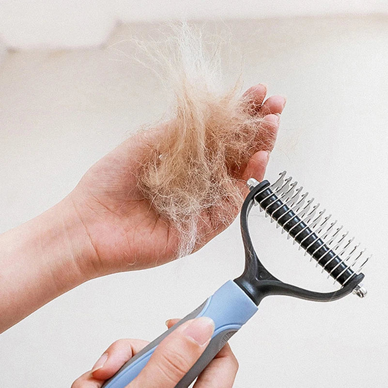 Professional Pet Effective Dematting Comb Brush Dog Hair Remover